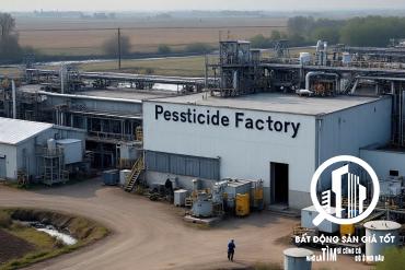 Cho thuê nhà xưởng sản xuất thuốc trừ sâu và sản phẩm hóa chất dùng trong nông nghiệp .KCN Bến Lức Long An.