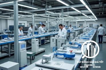 Cho thuê nhà xưởng sản xuất thiết bị y tế KCN Bến Lức - Long An