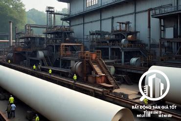 Cho thuê nhà xưởng sản xuất giấy KCN Bến Lức - Long An