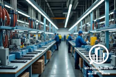 Cho thuê nhà xưởng sản xuất thiết bị điện KCN Bến Lức - Long An