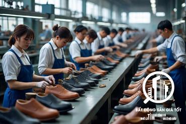 Cho thuê nhà xưởng sản xuất giày , dép KCN Bến Lức - Long An