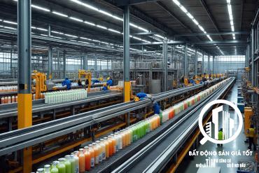 Cho thuê nhà xưởng sản xuất đồ uống KCN Bến Lức -Long An