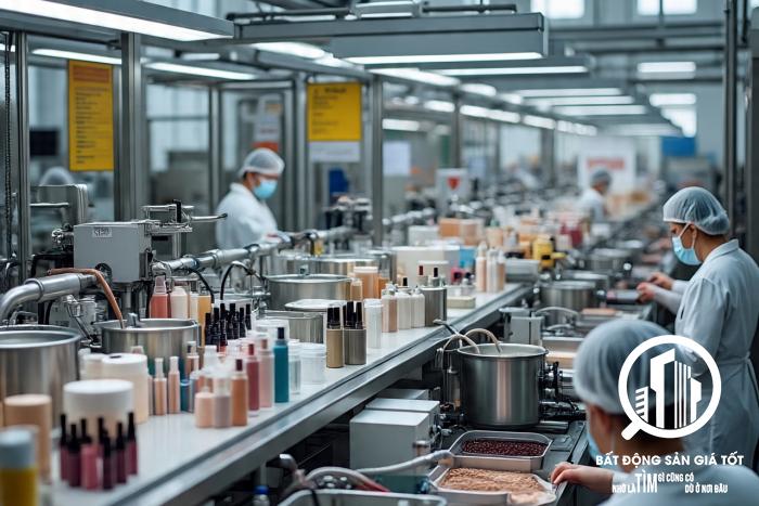 Cho thuê nhà xưởng sản xuất mỷ phẩm KCN Bình Chánh Thành Phố Hồ Chí Minh