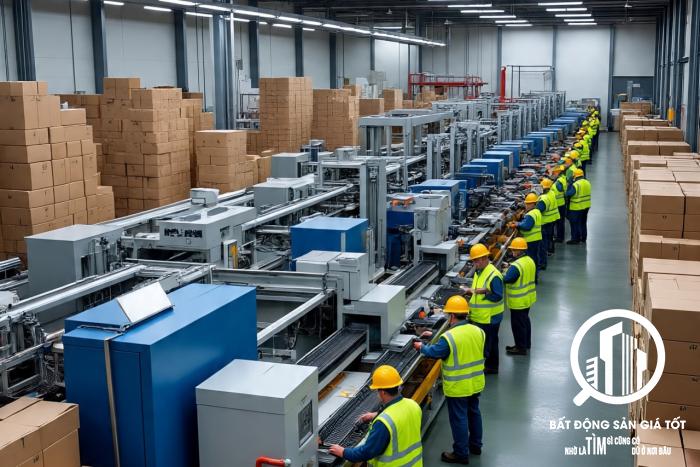 Cho thuê nhà xưởng sản xuất bao bì KCN Bình Chánh Thành Phố Hồ Chí Minh