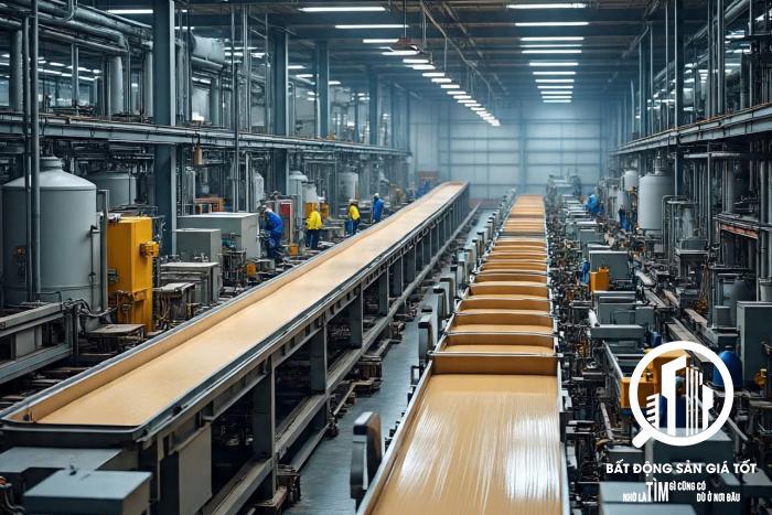cho thuê nhà xưởng sản xuất hóa chất - sản xuất keo dán KCN Bến Lức - Long An