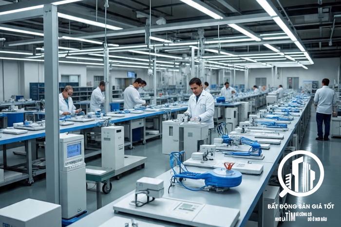 Cho thuê nhà xưởng sản xuất thiết bị y tế KCN Bến Lức - Long An
