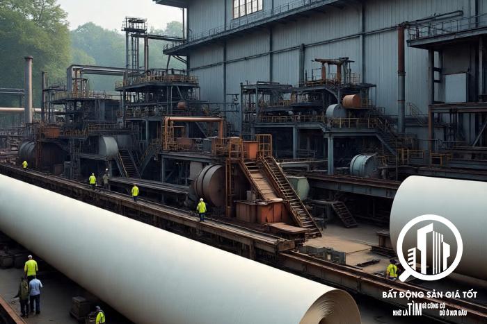 Cho thuê nhà xưởng sản xuất giấy KCN Bến Lức - Long An