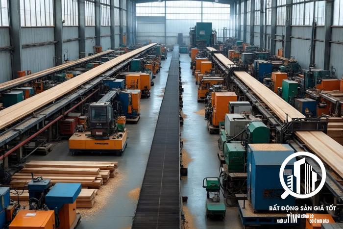 Cho thuê nhà xưởng sản xuất gỗ KCN Bến Lức Long An