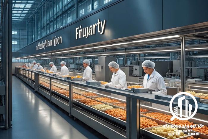 Cho thuê nhà xưởng sản xuất - chế biến thực phẩm KCN Bến Lức - Long An
