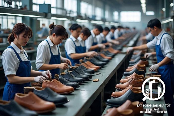 Cho thuê nhà xưởng sản xuất giày , dép KCN Bến Lức - Long An