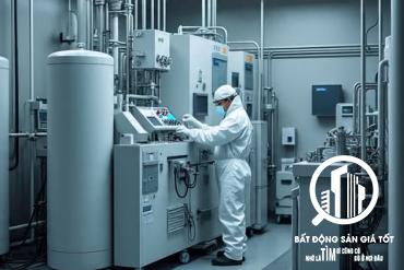 Cho thuê nhà xưởng sản xuất thiết bị bức xạ KCN Đức Hòa - Long An