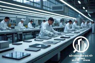 Cho thuê nhà xưởng sản xuất sản phẩm điện tử dân dụng KCN Đức Hòa Long An