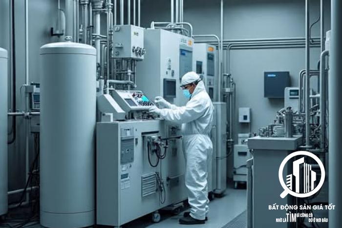 Cho thuê nhà xưởng sản xuất thiết bị bức xạ KCN Đức Hòa - Long An