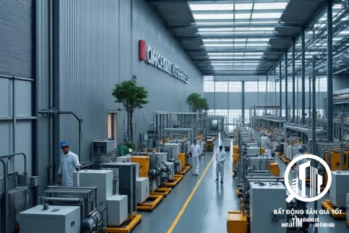 Cho thuê nhà xưởng sản xuất thị bị đo lường , kiểm tra định hướng và điều khiển KCN Đức Hòa - Long An