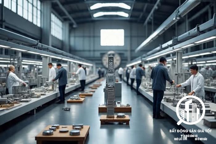 Cho thuê nhà xưởng sản xuất đồng hồ KCN Đức Hòa - Long An